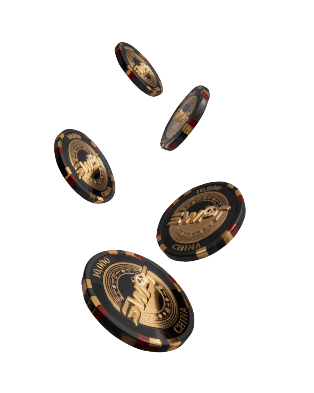SWPT chips cascading mid-air